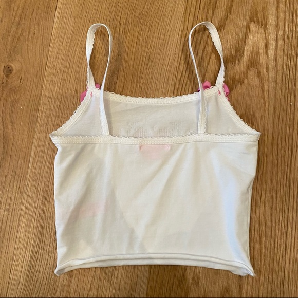 Dolls Kill - Sugar Thrillz Pampered For Life Brat Sleeveless Cami Crop Tank XXS - Picture 2 of 4